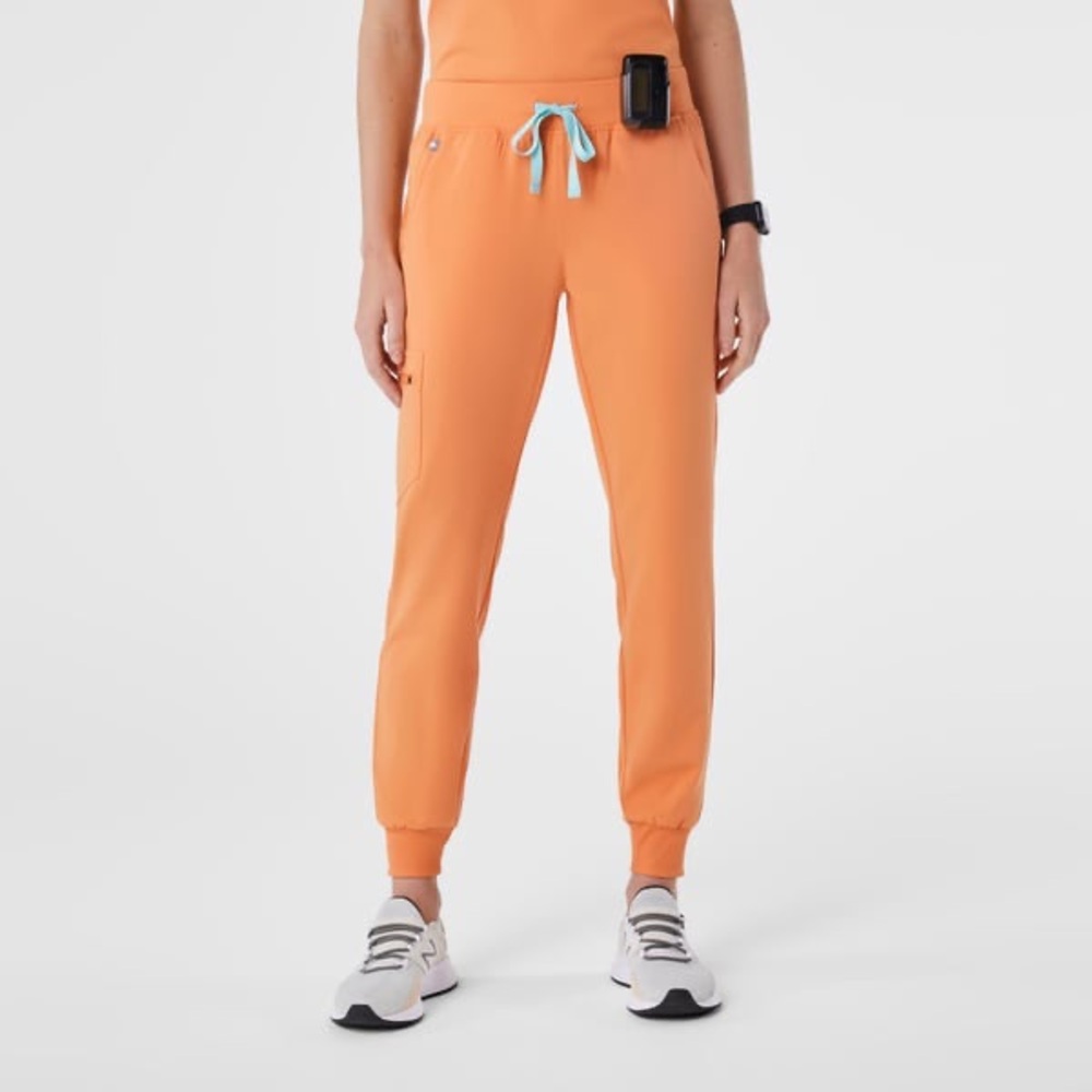 Shaka Orange Zamora Scrub Pant
